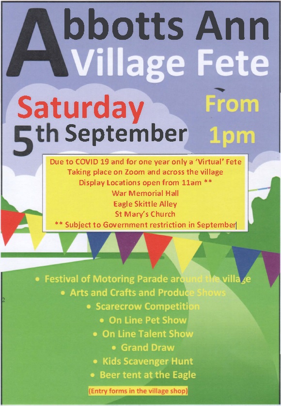 Village Fete Flyer Abbotts Ann (DEVELOPMENT SITE ONLY)